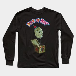 Halloween Trick or treat Jack-in-the-box Horror surprise Long Sleeve T-Shirt